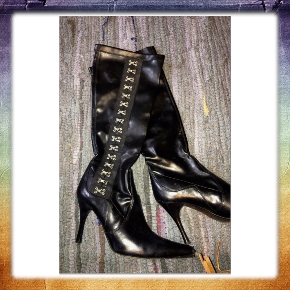 Faux Leather Boots